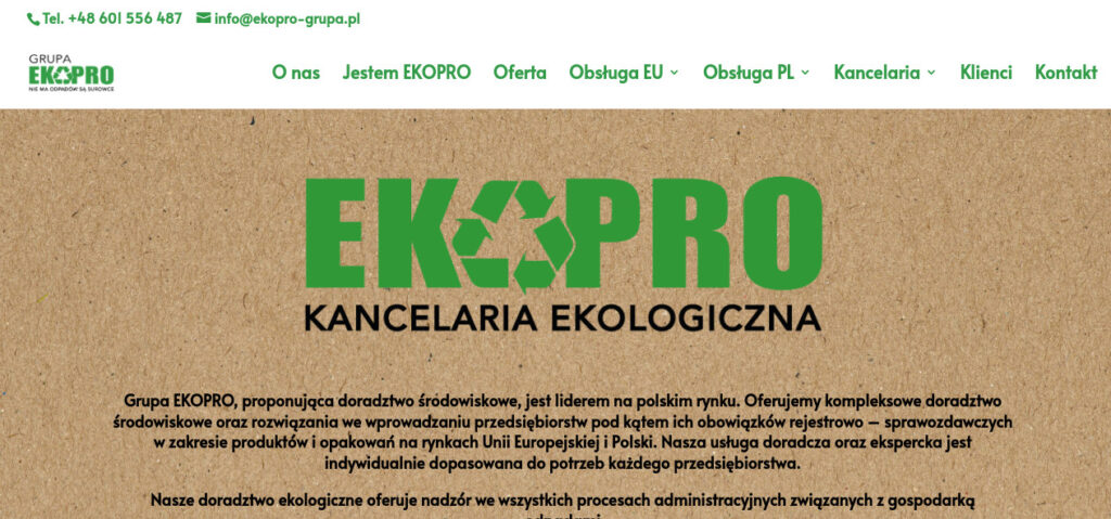 Grupa EKOPRO – konsulting środowiskowy